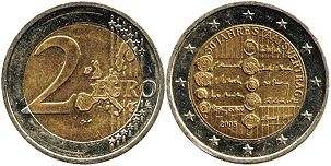 монета Австрия 2 евро 2005