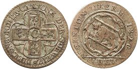 монета Берн 1 батцен 1826