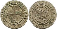 монета Берн 1 крейцер 1793