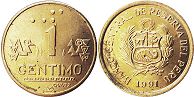 Peru 1 centimo 1991