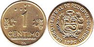 Peru 1 centimo 1997