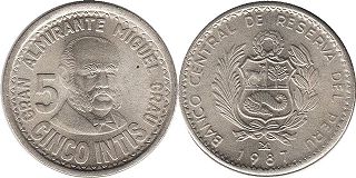 Peru 5 intis 1987