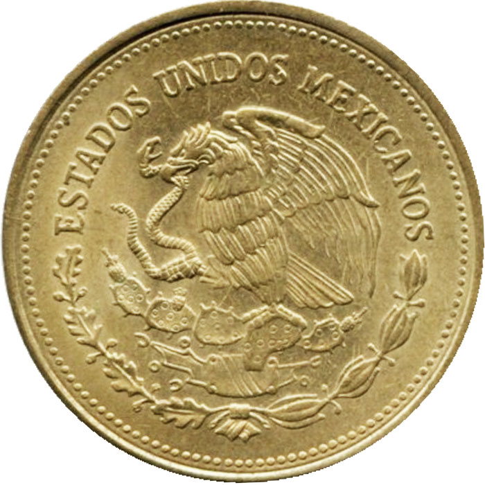 Мексика монета 1000 песо Асбахе аверс