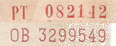 Типы серийных номеров on Вьетнам 50 донгов 1976 banknotes Типы серийных номеров on Вьетнам 50 донгов 1976 banknotes