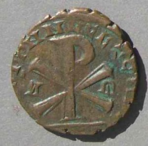 Подробнее о статье Христианские символы на римских монетах — справочник с фото