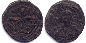 монета Византия Никифор III фоллис