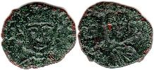 монета Византия Феофил фоллис