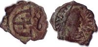 монета Византия Юстиниан I пентануммий 