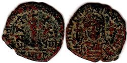 монета Византия Юстиниан I декануммий 