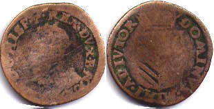монета Испанские Нидерланды оорд 1590