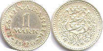 монета Эстония 1 марка 1926