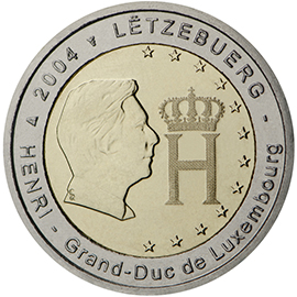 coin 2 euro 2004 lu