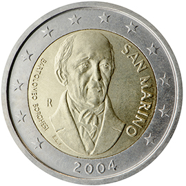 coin 2 euro 2004 sm