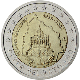 coin 2 euro 2004 va