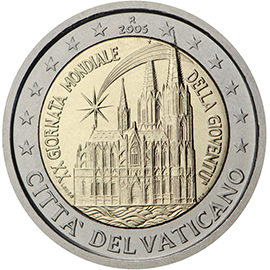 coin 2 euro 2005 va
