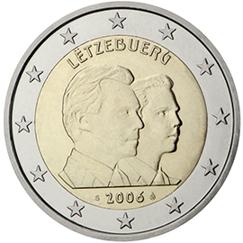 coin 2 euro 2006 lu