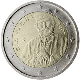 coin 2 euro 2007 San_marino
