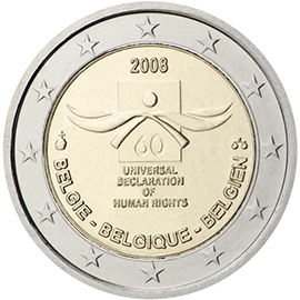 coin 2 euro 2008 Belgium