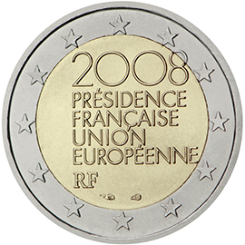 coin 2 euro 2008 France1