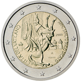 coin 2 euro 2008 Vatican