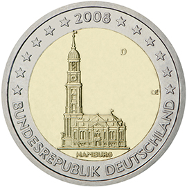 coin 2 euro 2008 de