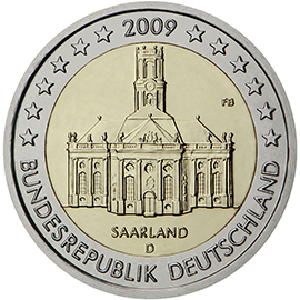 coin 2 euro 2009 de
