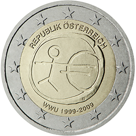 coin 2 euro Austria