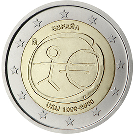 coin 2 euro Spain