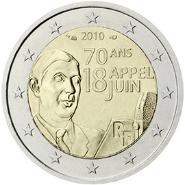 coin 2 euro 2010 fr