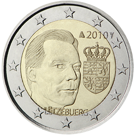 coin 2 euro 2010 lu