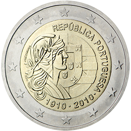 coin 2 euro 2010 pt