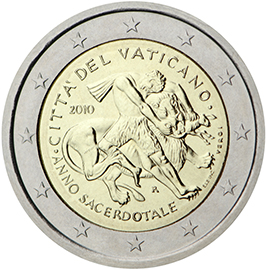 coin 2 euro 2010 va
