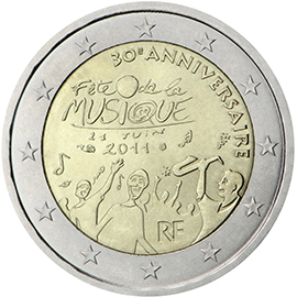 coin 2 euro 2011 fr