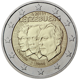 coin 2 euro 2011 lu
