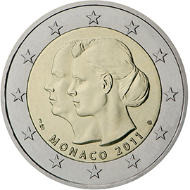 coin 2 euro 2011 mc