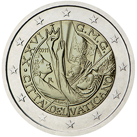 coin 2 euro 2011 va