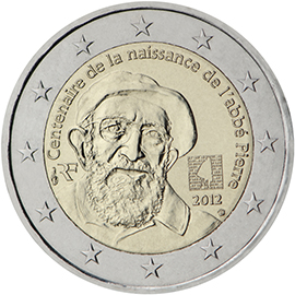 coin 2 euro 2012 fr