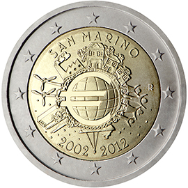coin 2 euro San Marino