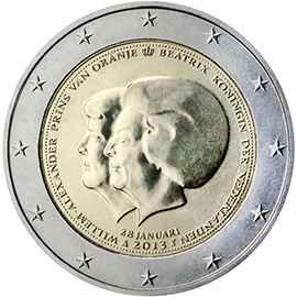 coin 2 euro 2013 Netherlands_Abdication