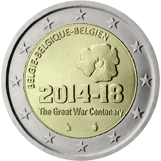 coin 2 euro 2014 Belgium