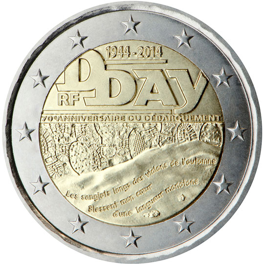 coin 2 euro 2014 France