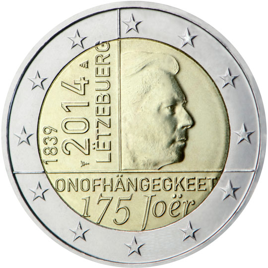 coin 2 euro 2014 Luxembourg
