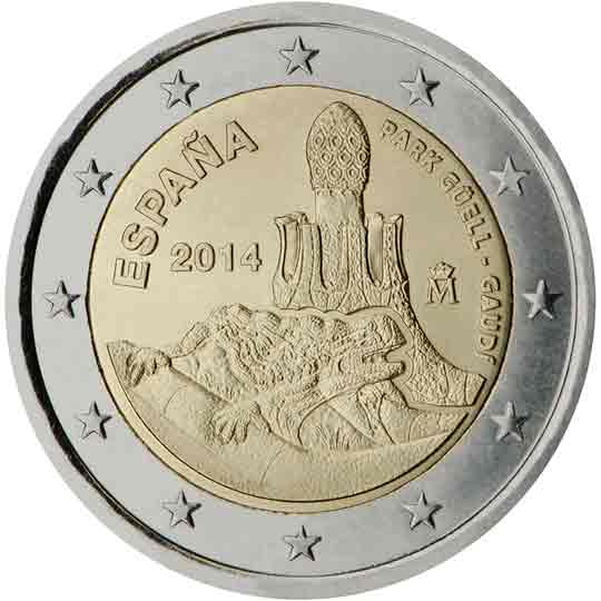 coin 2 euro 2014 Spain