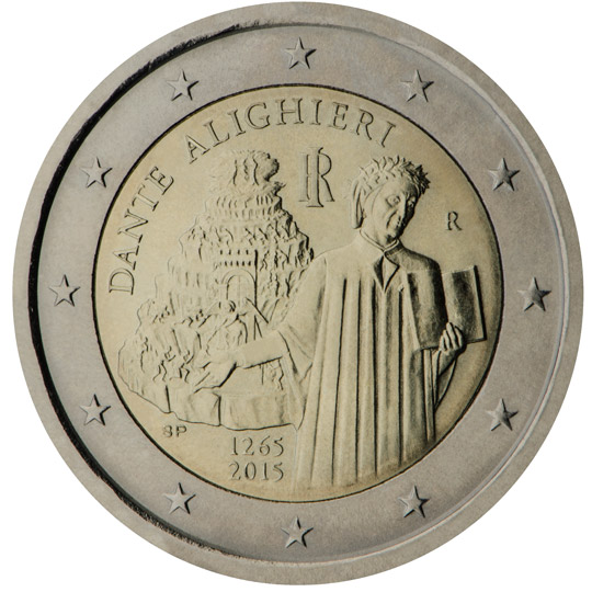 coin 2 euro 2015 Italy_Alighieri