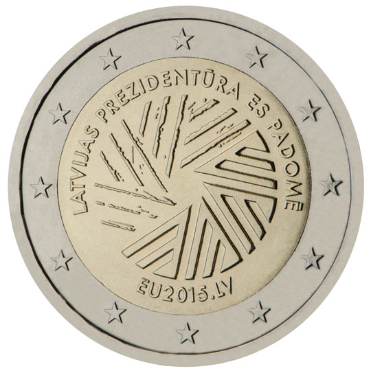 coin 2 euro 2015 Latvia