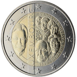 coin 2 euro 2015 Luxembourg