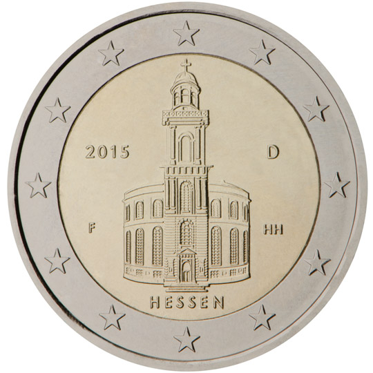 coin 2 euro 2015 de_Hessen