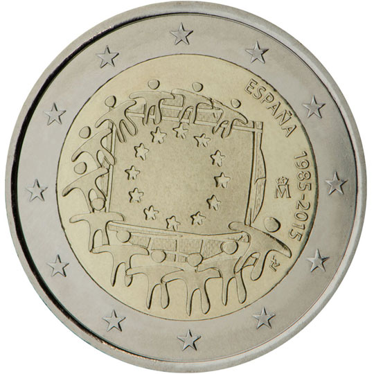 coin 2 euro Spain