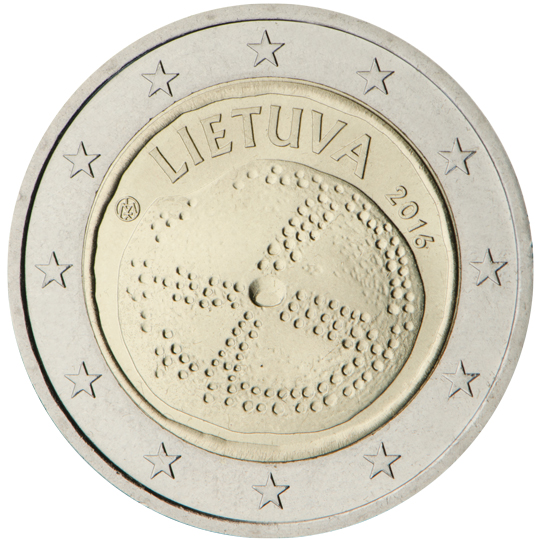 coin 2 euro 2016 Lithuania_baltic_culture