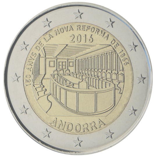 coin 2 euro 2016 andorra_150_anniversary
